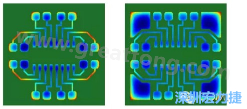 通過仿真，可以快速簡單地重新設(shè)計并計算不同圖形布局所得到的厚度均勻性-深圳宏力捷