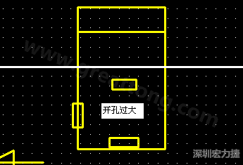 PCB設(shè)計時后焊元件焊盤開孔過大容易使焊錫流進插座造成短路。