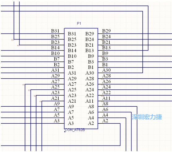 雙擊 1.SchDoc，文件可以被正常打開，下圖是其中的一部分：