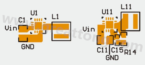 為降低 EMI 的電感與 RC 緩沖配置及連結(jié)