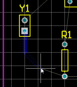  圖26 手動布線檢查文檔工作區(qū)底部的層標(biāo)簽。